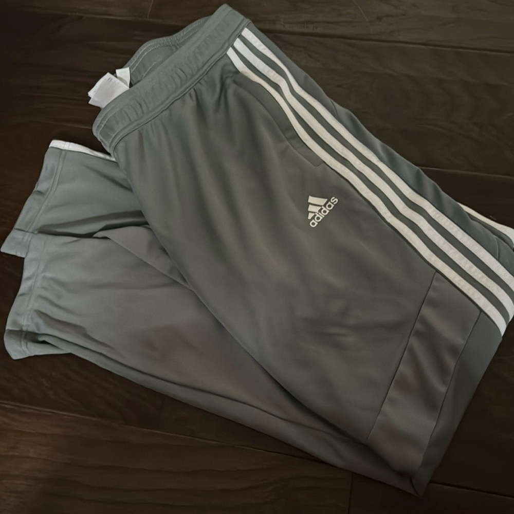 Adidas Gray Track Pants Women’s Size L